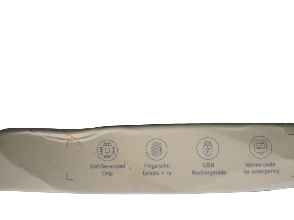 Fingerprint Lock Padlock *USB Charge/Input Screen Pad