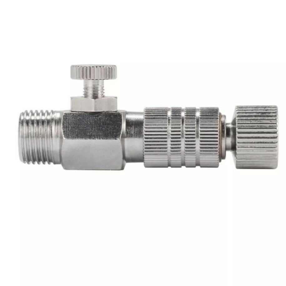 Airbrush Airflow Adjustable Valve Quick Release 1/8th BSP Coupling Adaptor tool