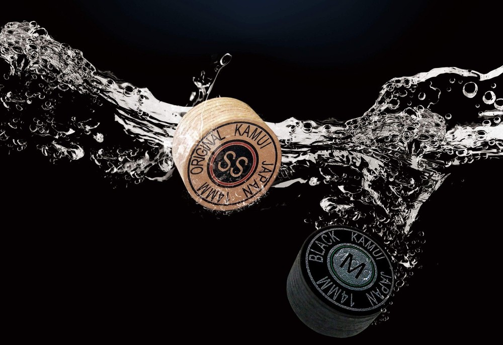 KAMUI Black Laminated Pool Billiard CUE TIP - 1 pc