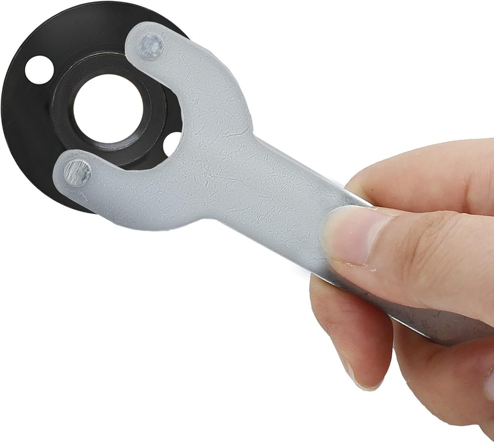 Sturdy Angle Grinder Replacement Wrench - 2pc, Compatible with 125/150 Models