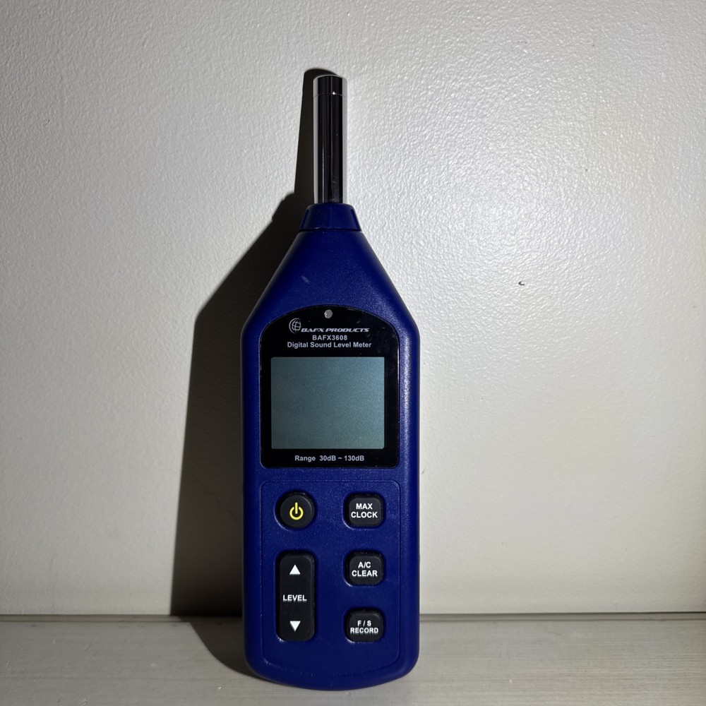 BAFX Digital Sound Level Meter With Case