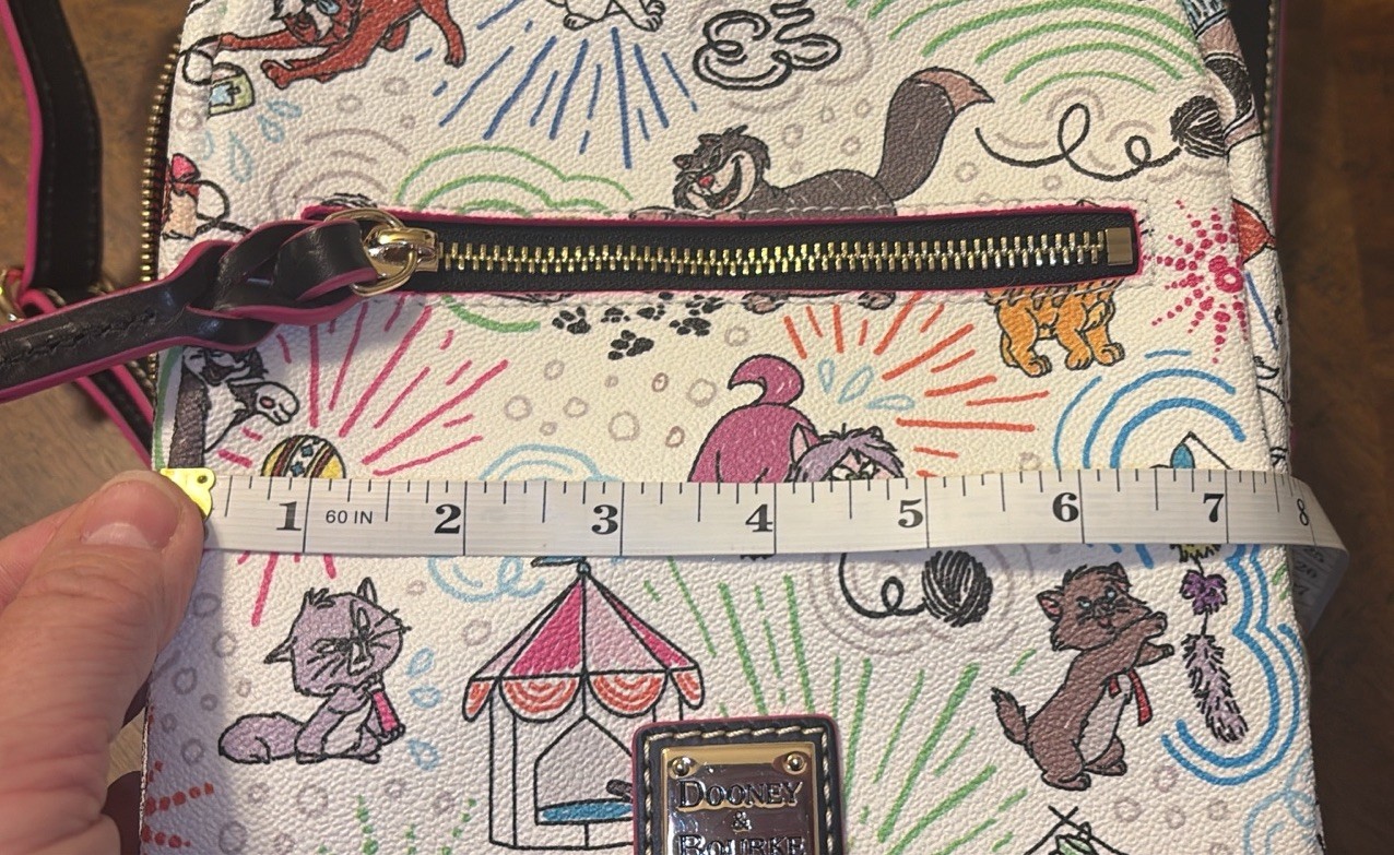 Disney Cats Sketch Dooney & Bourke Backpack White NWOT