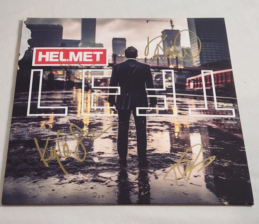 Helmet Autographed Left Vinyl LP