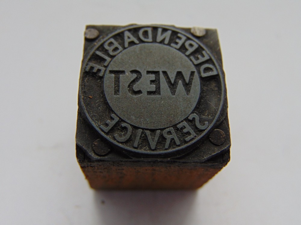Printing Letterpress Printers Block WEST Dependable Service