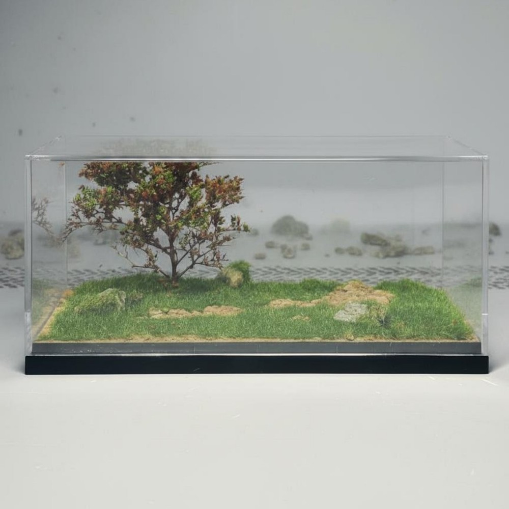 1:64 Scale Model Display Container High Clearness Miniature Car Storage