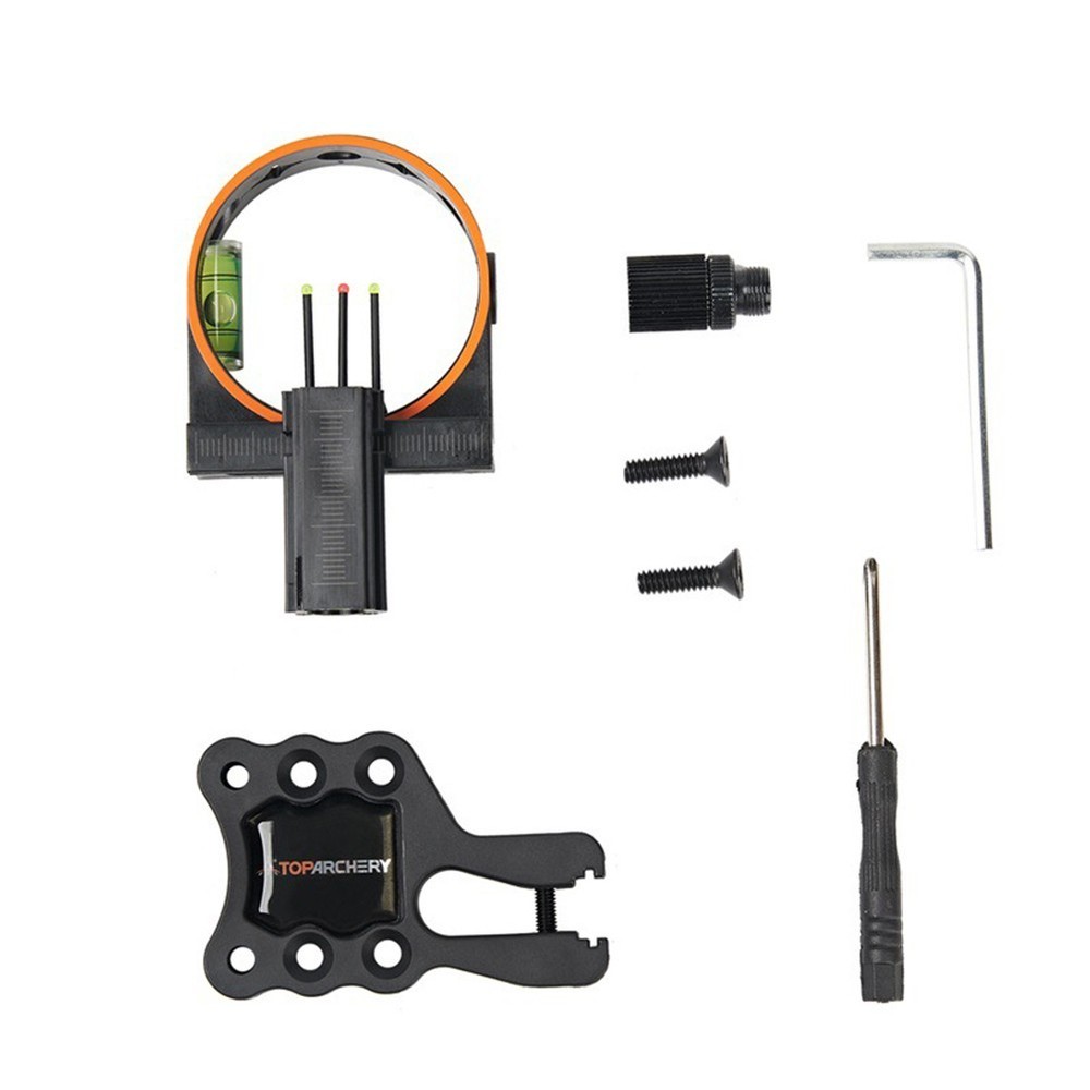 Easy to Adjust 3 Pin Bow Sight Improve Shootaccuracy for Compound Bows