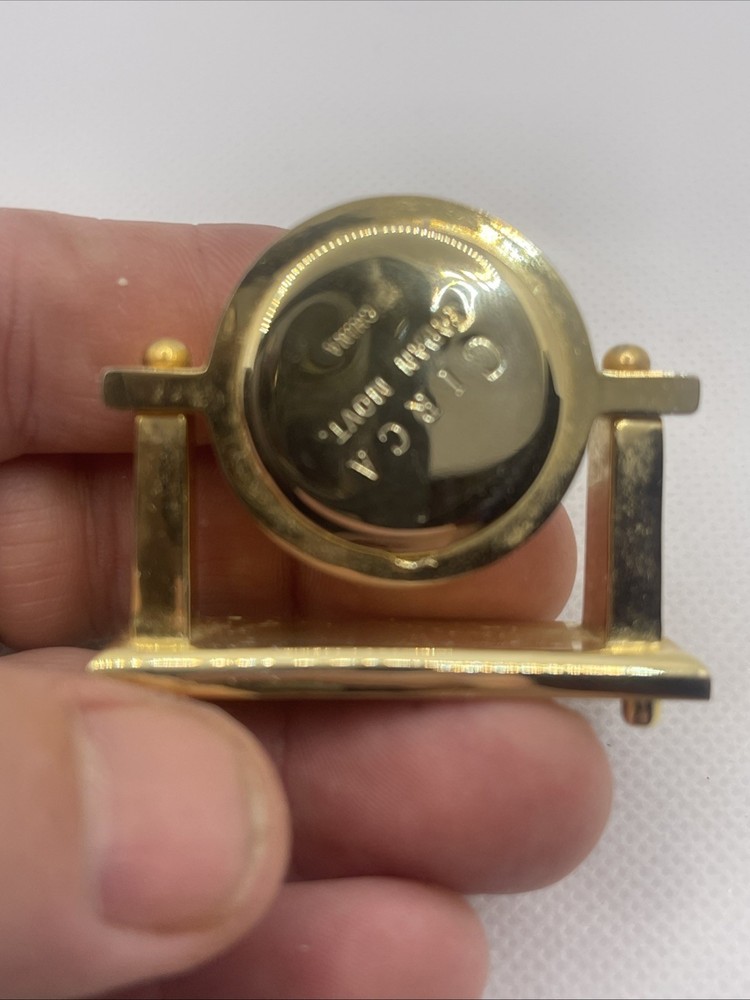 Circa MINI MANTLE CLOCK - Brass - Works