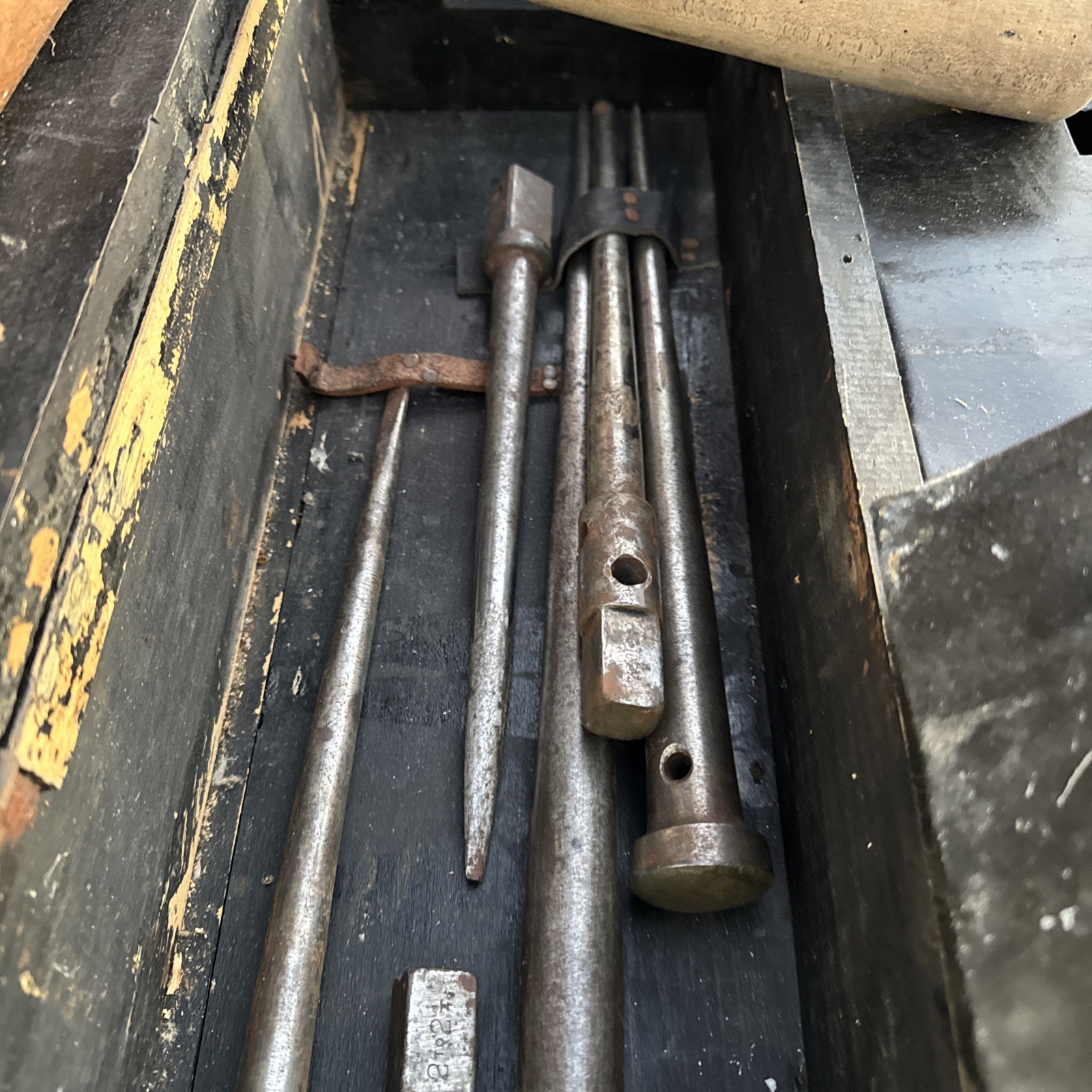 Vintage Sailor's Wood and Steel Rope Repair Fid Very Old and Heavy Nautical