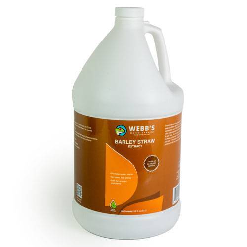 Webb's Water Gardens Barley Straw Extract for Ponds, 1 Gallon