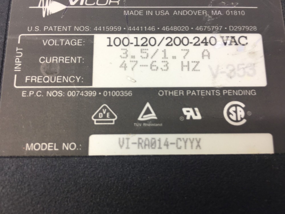 VICOR VI-RA014-CYYX  FLAT PAC