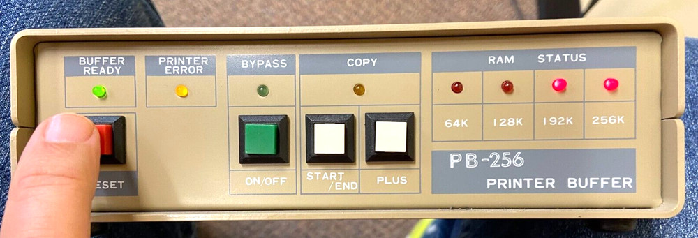 VINTAGE PB-256 PRINTER BUFFER