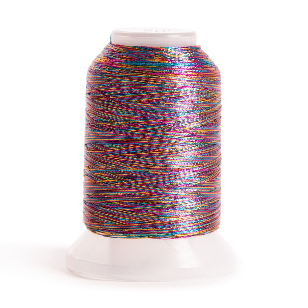 18 Spools METALLIC Embroider Machine Thread - Thread Nets for Easy Embroidery