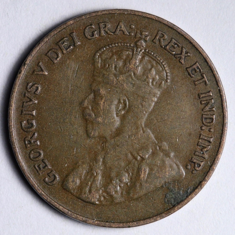 1926 Canada Small Cent Piece E378 GKM