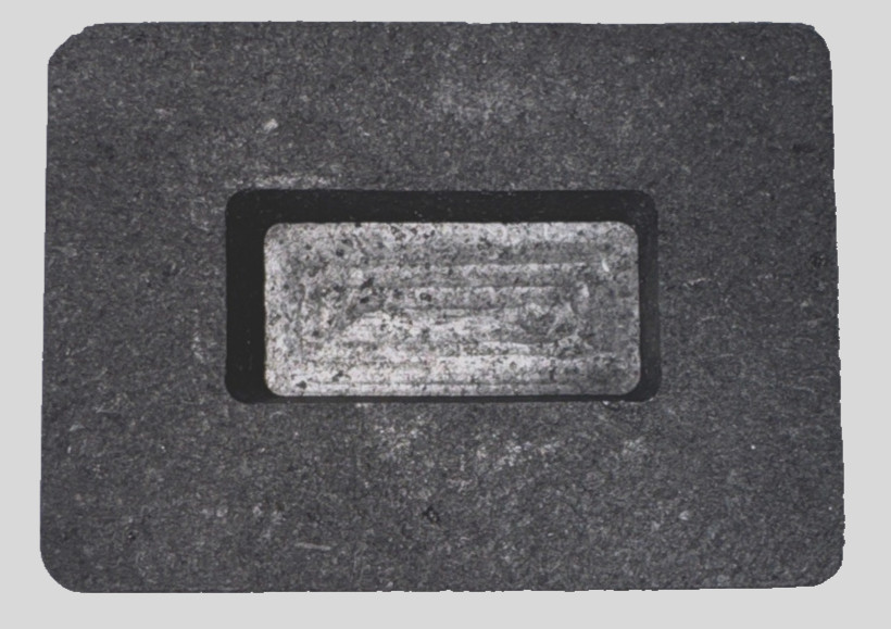 Graphite Ingot Mold for Casting 1 oz Silver Bar