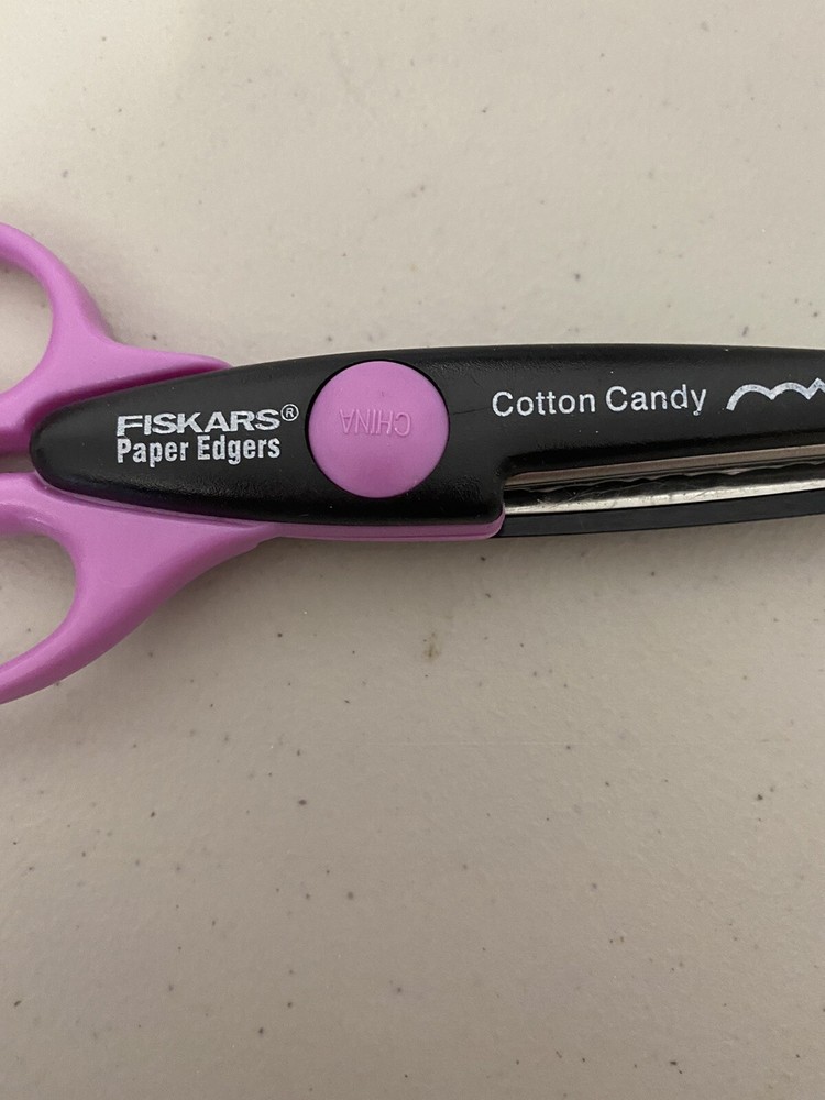 fiskars scissors paoer edgers cotton candy