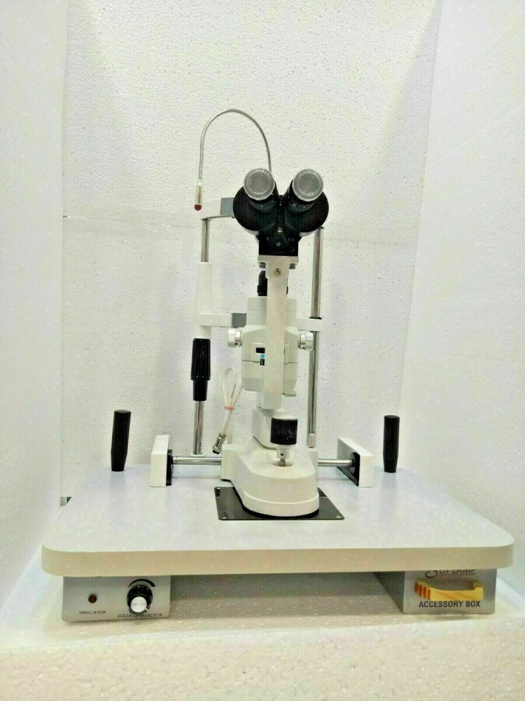 Ophthalmology 2 Step Zeiss Type Slit Lamp with Accessories b