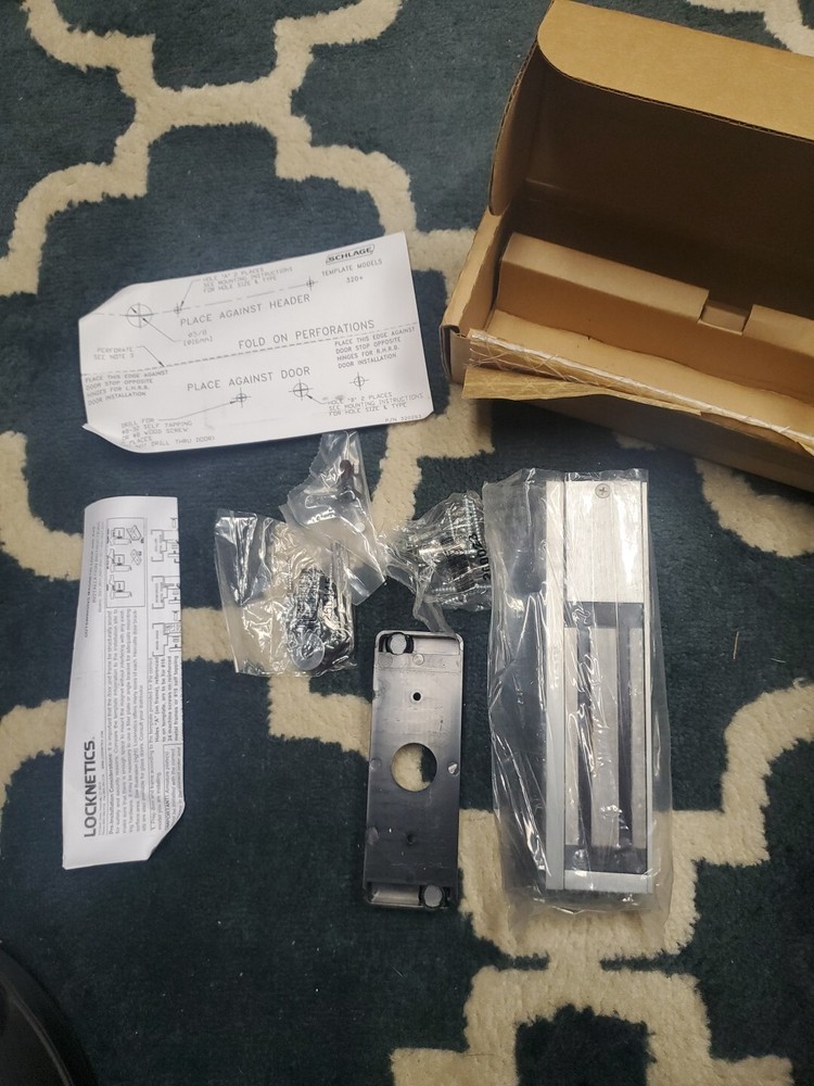 SCHLAGE Traffic-Control Electromagnetic Lock w/mounting Bracket  DOOR LOCK