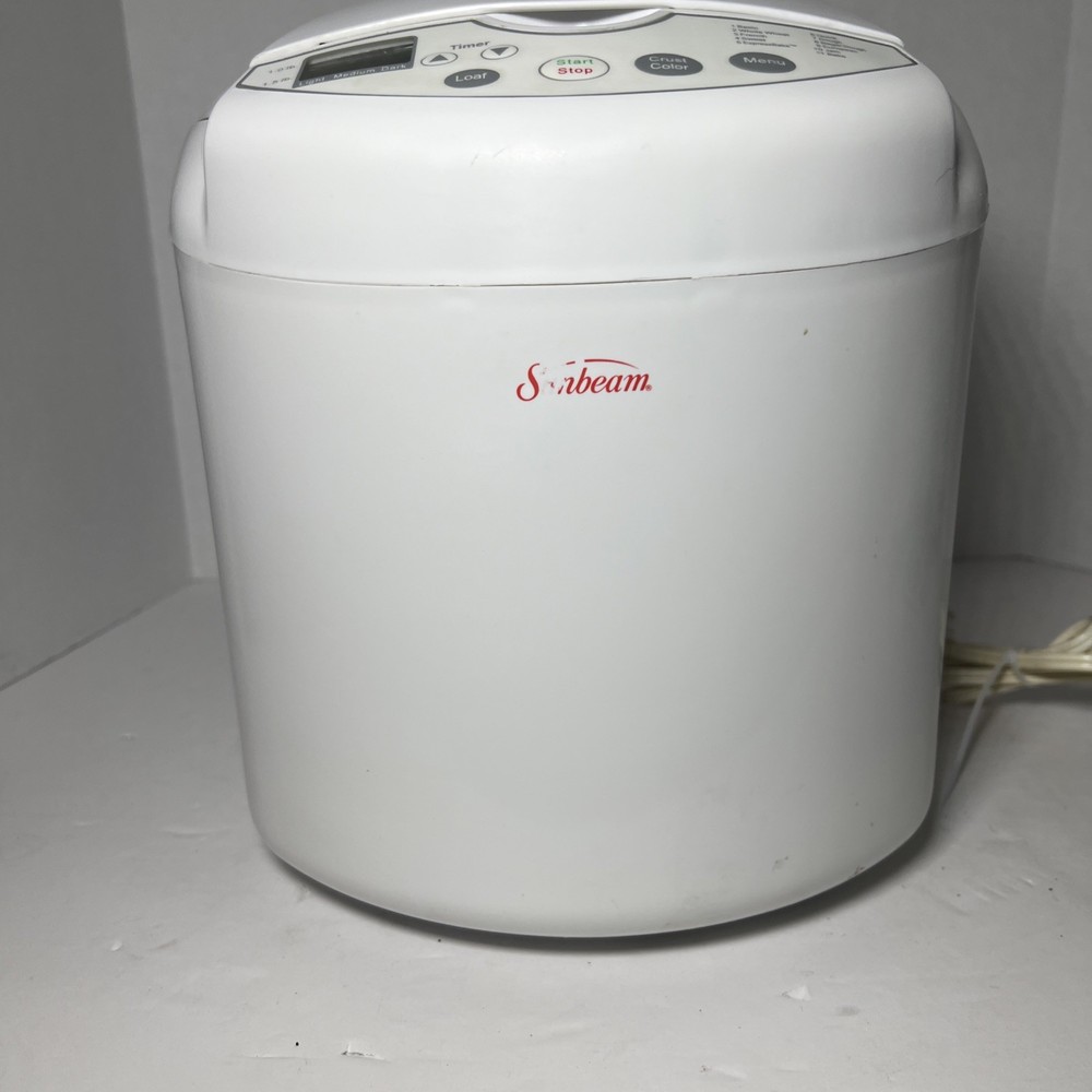 Sunbeam Bread Maker Machine Model # 5890- Makes 1-1.5 Lbs Tested
