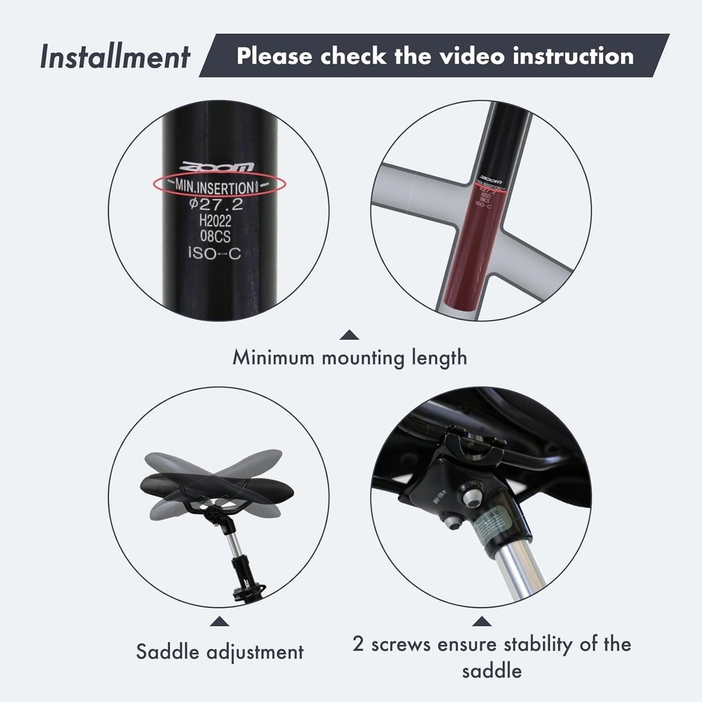 Adjustable Suspension Seatpost for Mountain Bikes