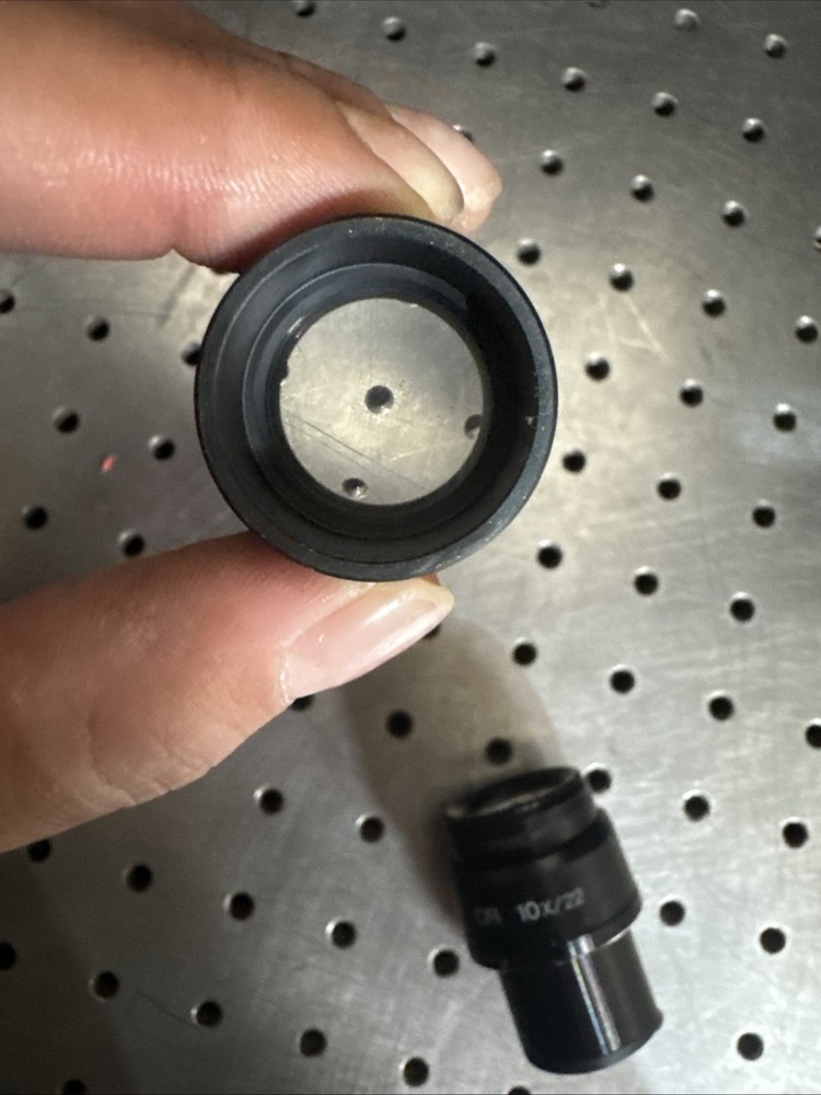 NIKON CFI 10X/22 MICROSCOPE EYEPIECE PAIR FOR ECLIPSE, E & I SERIES Microscopes