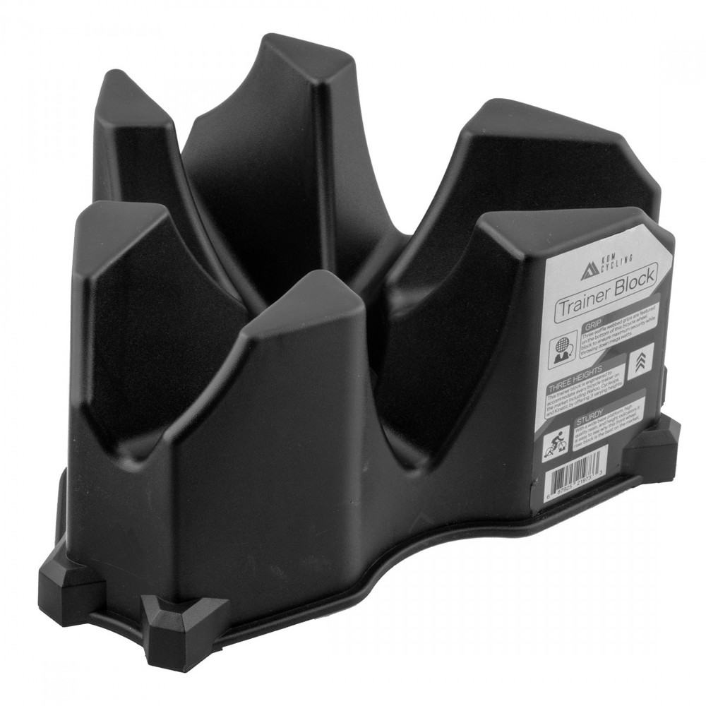 Kom Cycling Indoor Trainer Riser Block | Adjustable Height, Durable Composite,