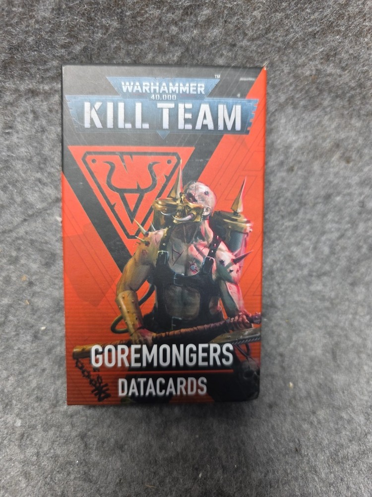 Kill Team Datacards: Goremongers Warhammer 40K New Unopened Packaging