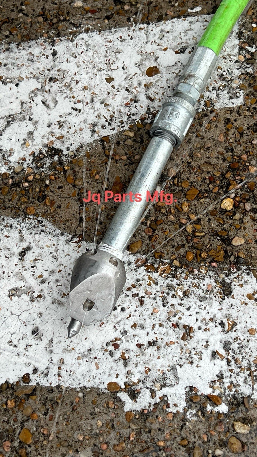 1/2" Sewer Jetter  Nozzle For Manhole 18GPM@ 3000PSI By JQ parts Mfg.