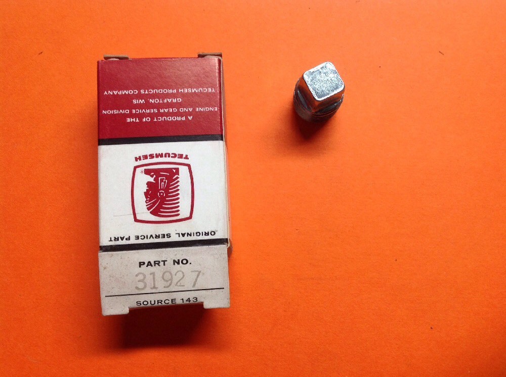 1- Tecumseh Plug Part # 31927