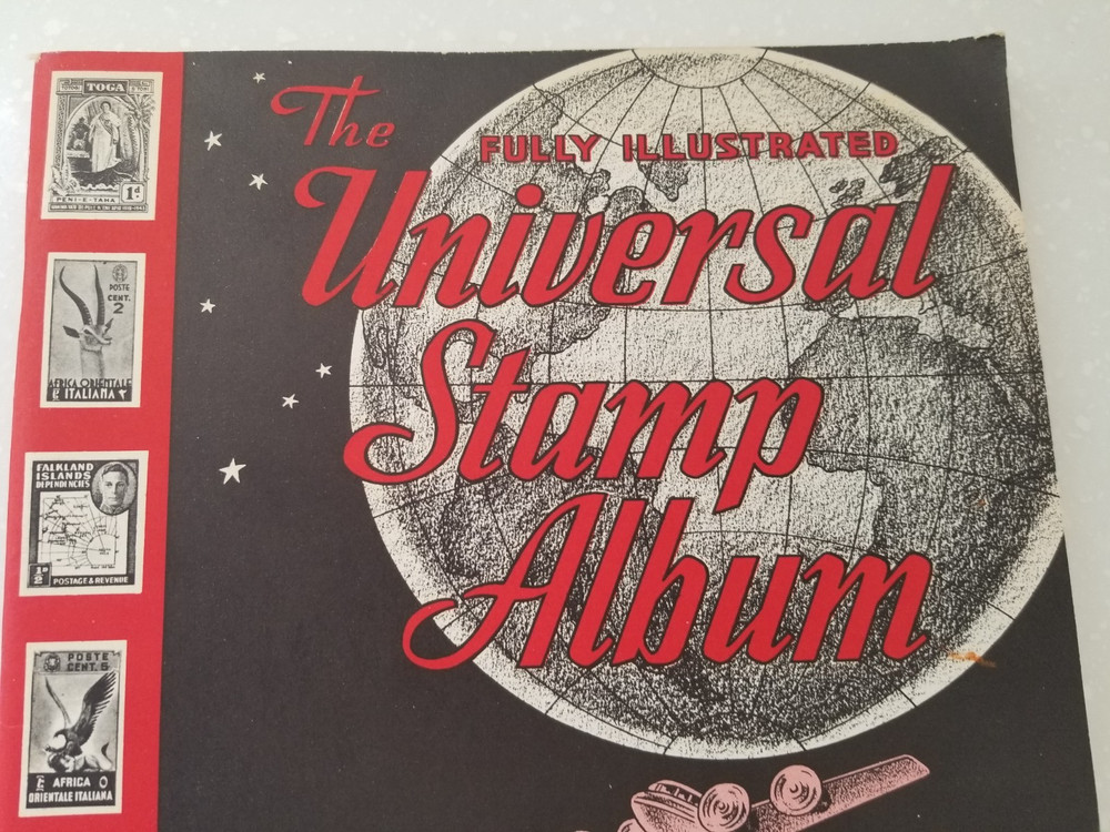 Grossman 1960 Fully Illustrated Universal Stamp Album of the World