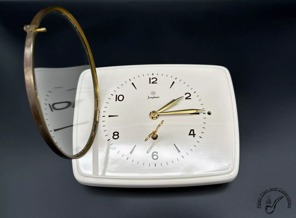 Vintage Junghans Wall Ceramic Mechanical Clock