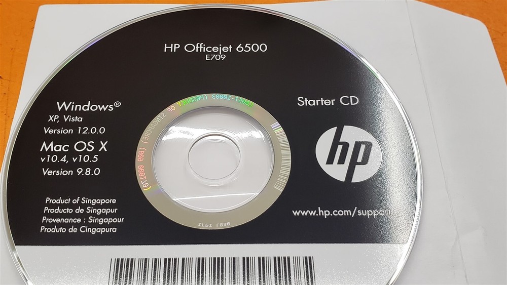 ⭐️⭐️⭐️⭐️⭐️ HP Officejet 6500 Starter CD E709 Windows & Mac