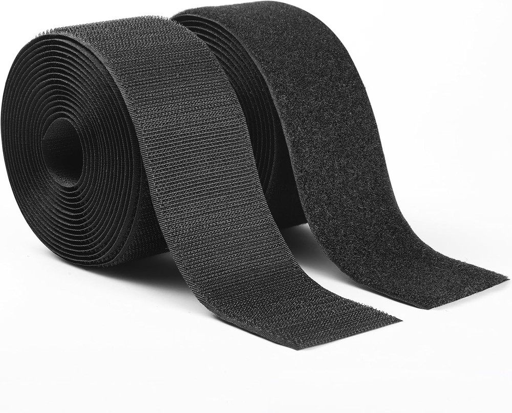 2in x 10ft | Sew On Hook and Loop Strips for Fabric | Non-Adhesive Hook & Loop R
