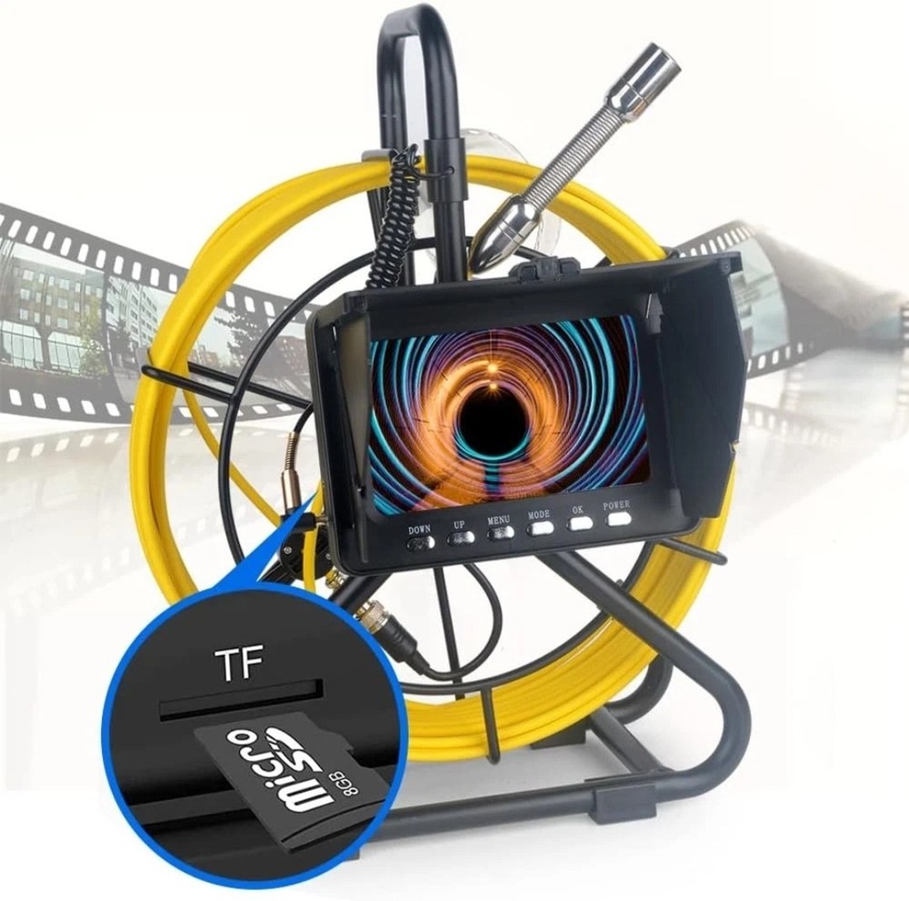 Industrial Sewer Pipe Inspection Endoscope Camera with light