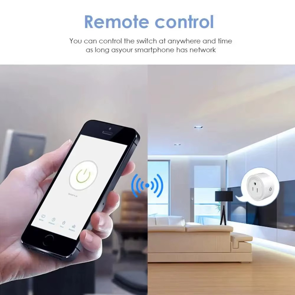 WiFi Smart Plug Socket Outlet APP Control Work with Alexa Google