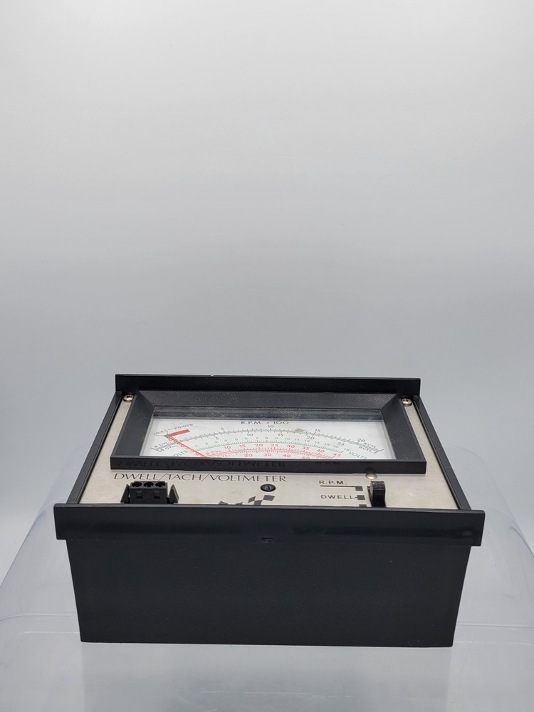 Vtg Sears Dwell Tach Voltmeter 161.2124 Engine Analyzer Tester