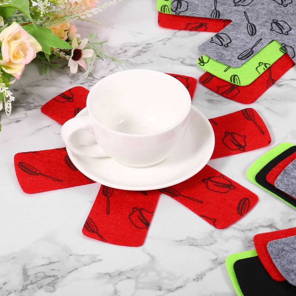 12pcs Pot Pan Protectors for Stacking 3 Size Pot Separator Black