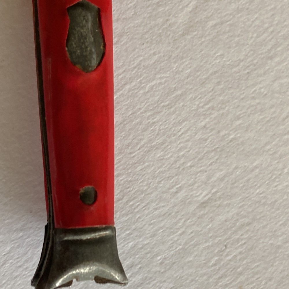 Miniature Dagger Sword Knife Red Handle Japan