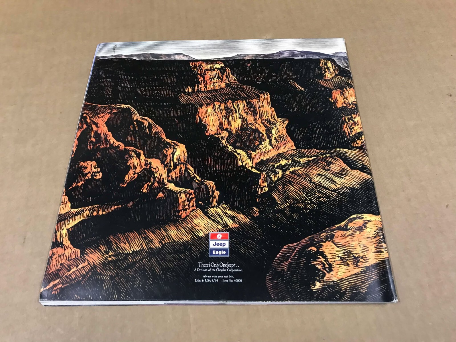 Vintage 1995 The Jeep Book Dealership Salesman Brochure