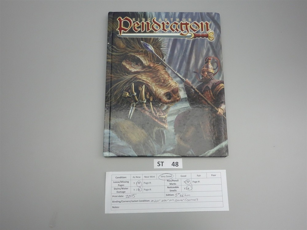 King Arthur Pendragon - 5th Edition Rulebook (Arthaus)