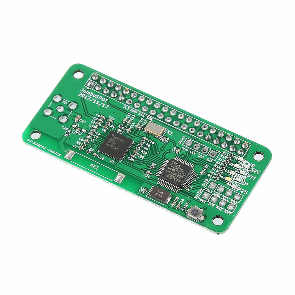 Assembled MMDVM hotspot Support P25 DMR YSF + Raspberry pi +OLED +Antenna + Case