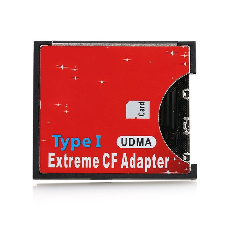 Speed SDXC to CF Compact Flash Memory Card Reader Adapter Type I High