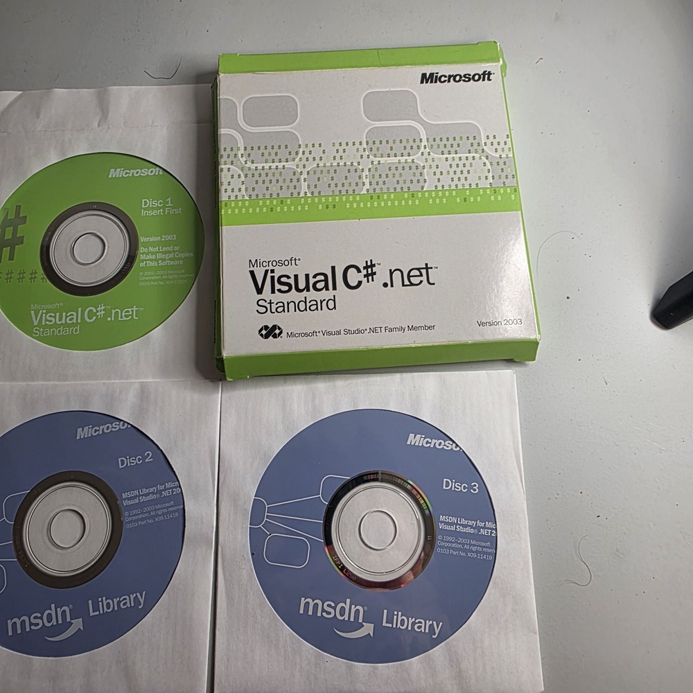 Microsoft Visual C# 2003 Standard - Windows - X09-11919