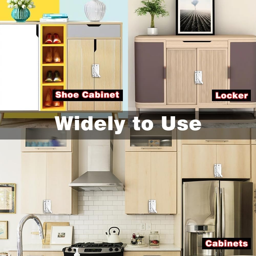 2 Pack Security Window Sash Locks - Fits Horizontal or Vertical Windows