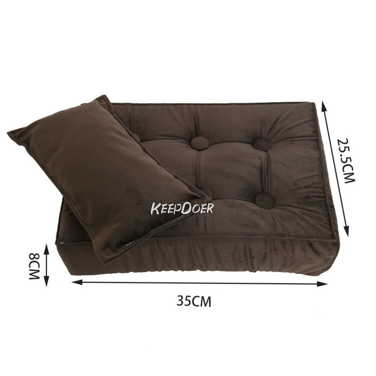 Newborn Baby Photography Prop Wood Bed Woven Knit Kids Cot Mat Mattress Cushion