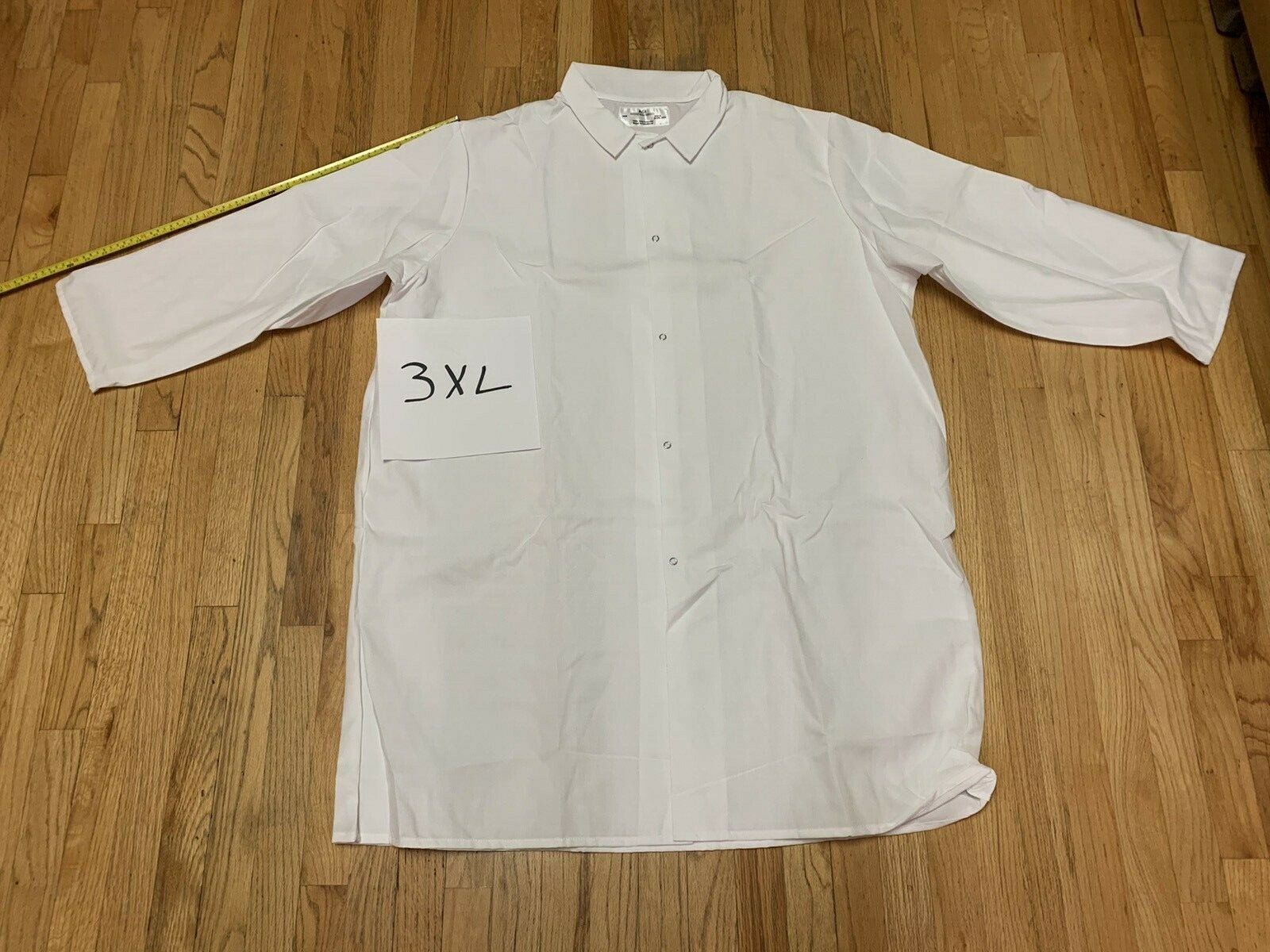 New AGI Gripper-Front Spun Polyester Pocketless Butcher/frock/gown Various Sizes