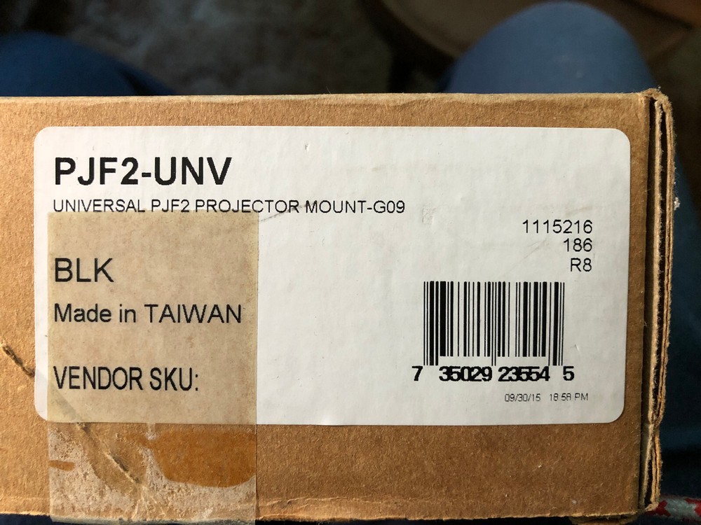 Peerles # PJF2-UNV Universal Projector Mount (Ceiling)