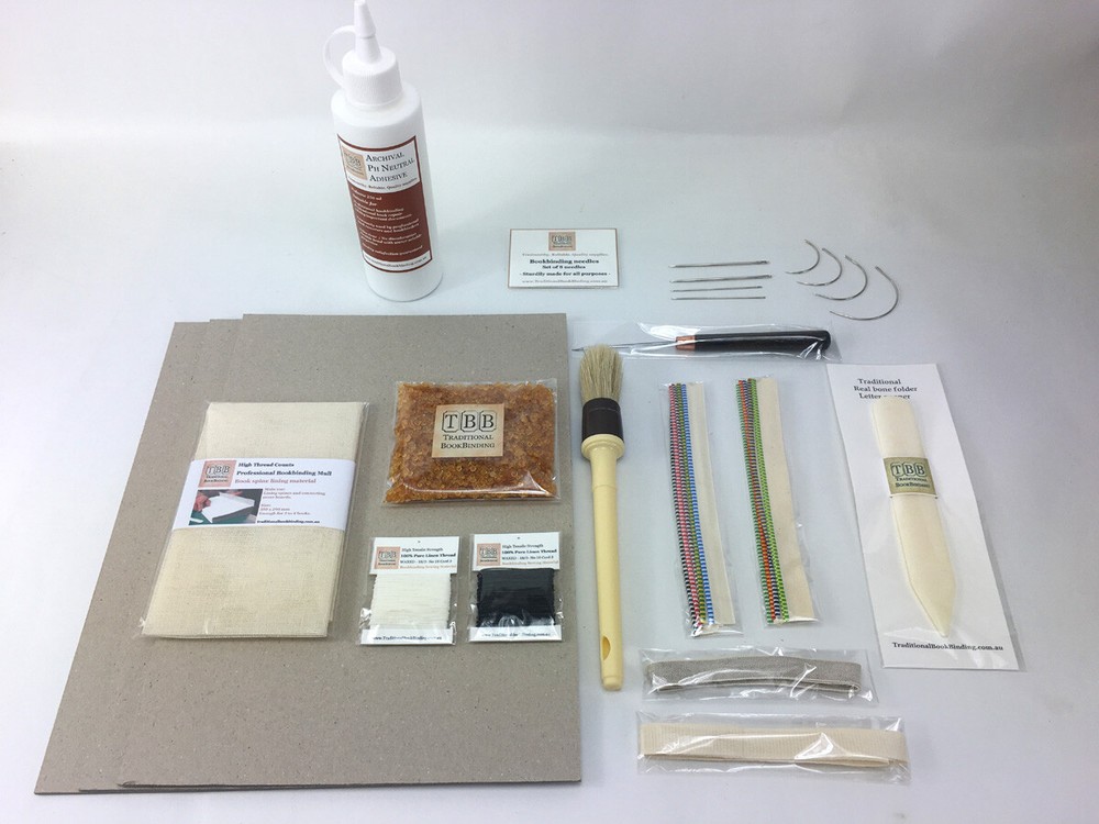Value Pack- Professional Bookbinding Kit- Highest quality bookbinding materials