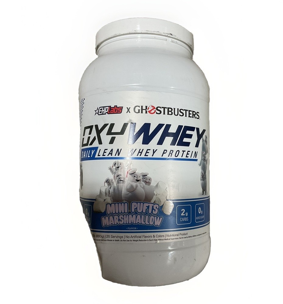 OxyWhey, Lean Wellness Protein, Ghostbusters Mini Puft Marshmallows , 1.82 lb