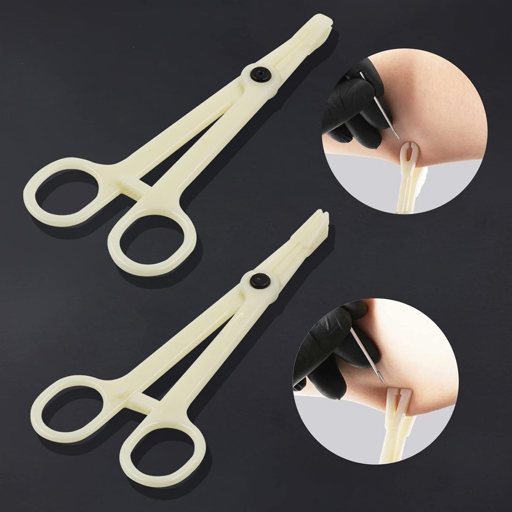 Disposable Piercing Clamps - Combofix 10Pcs Forceps Type2