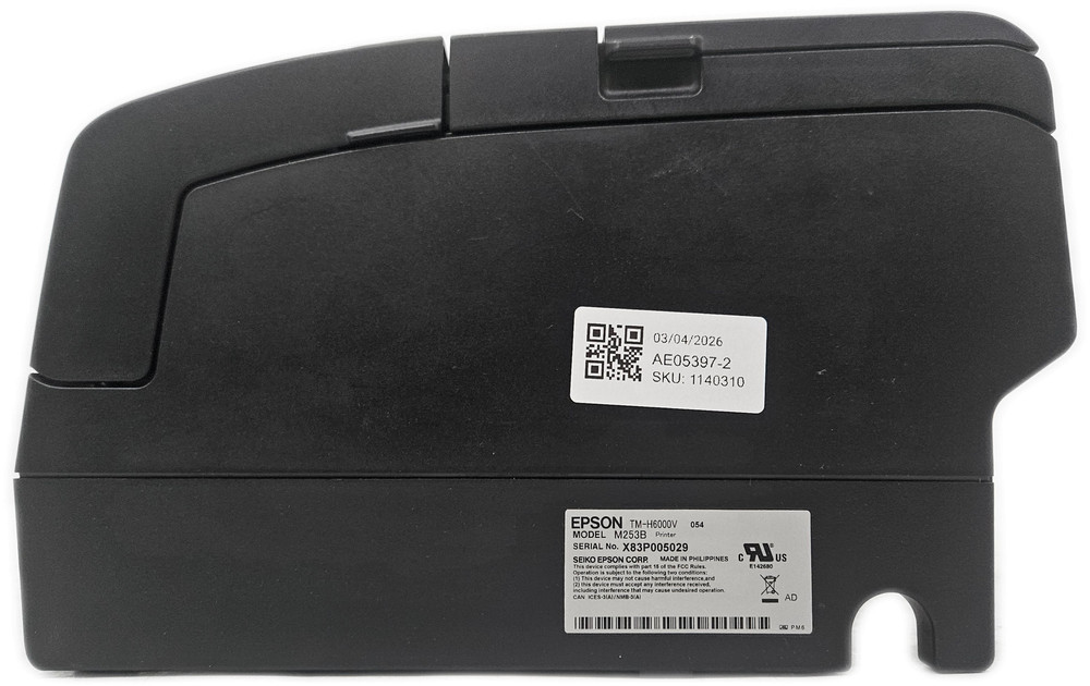 Epson M253B POS Thermal Receipt Printer w/ AC adapter